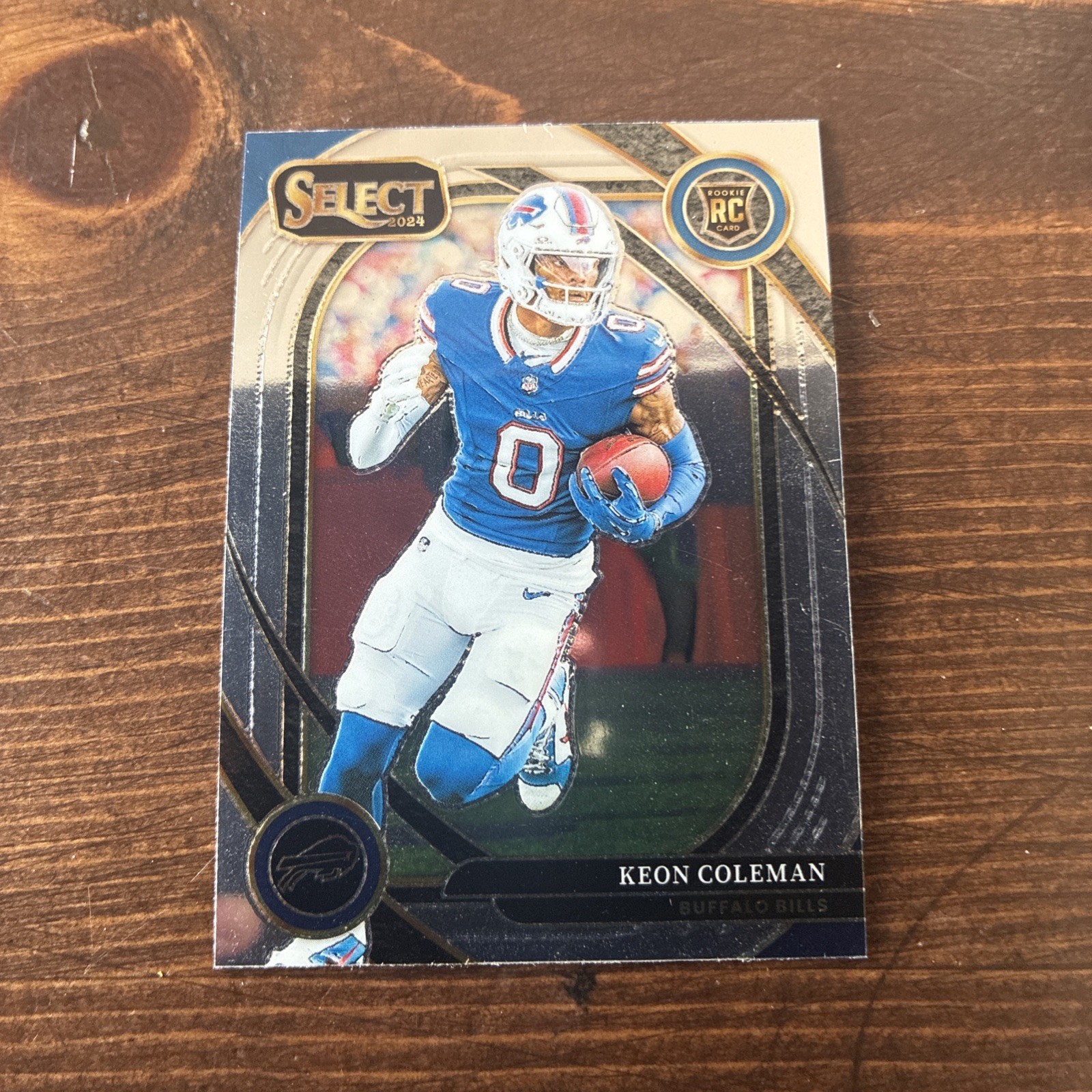 Keon Coleman RC Silver Prizm Club Level 2024 Panini Select #280 Rookie Card