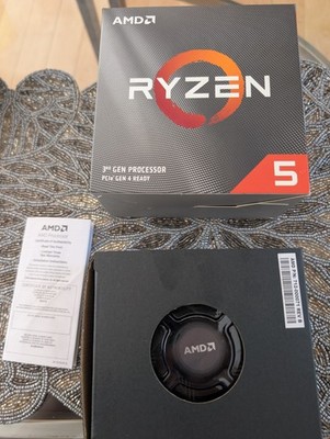 AMD Ryzen 5 3600 AM4 Box and Wraith Cooler ONLY