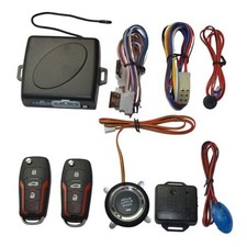 Car Alarm System With Remote Start And Push To Start Ignition Kit Car Keyless