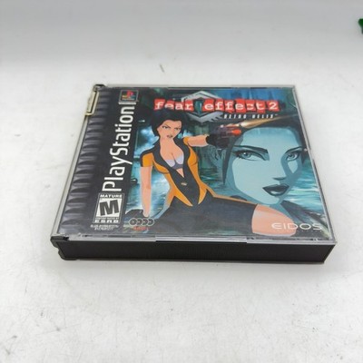 Fear Effect 2 Retro Helix PS1 PlayStation 1 Complete 4 Disc Set Tested