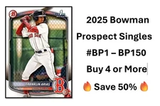 2025 Bowman Prospects Baseball Set Singles You PICK Complete your set #BP1-BP150