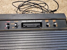 Genuine Atari 2600 4 Switch Console System Bundle + Controllers + 21 Games Look