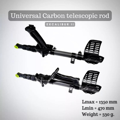 Teleskopgestänge Carbon für Minelab Excalibur I / II Shaft Rod