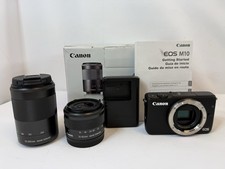 Canon EOS M10 Mirrorless Digital Camera EF-M 15-45mm Lens 18MP Touch Screen KIT
