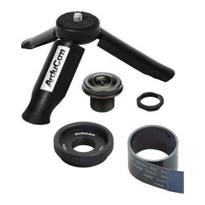 180 Degree Fisheye M12 Lens Bundle for Raspberry Pi HQ Camera, Wide Angle Len...