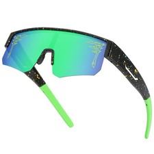 FIXEROS Polarized Fit Over Glasses Sunglasses for Men Women Wrap Around Sport...