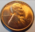 1945 S Lincoln Cent Better Grade BU coin (45STC3)