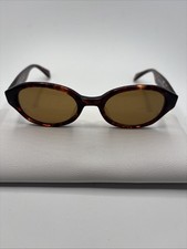 Kenneth Cole New York Sunglasses Tort Oval Frame Green Lenses KC 14031 Y2K D30