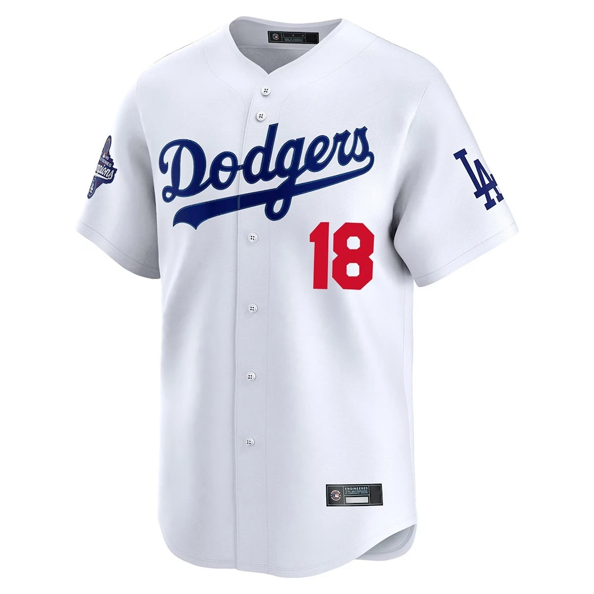 NWT Men's Dodgers White 2025 World Series Champions Limited Jersey