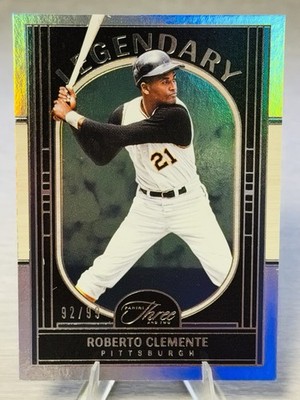  ROBERTO CLEMENTE 2024 Panini Three and Two Legendary Holofoil /99 #PIRATES! 