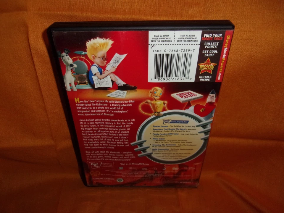 Walt Disney  Meet The Robinsons  DVD   Widescreen - Image 2 of 3