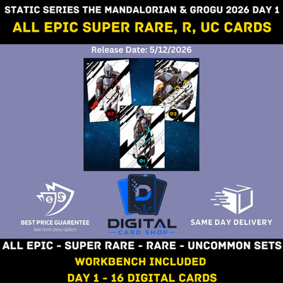 Topps Star Wars Card Trader 2026 Static Series Mandalorian & Grogu Day 1 Set 16