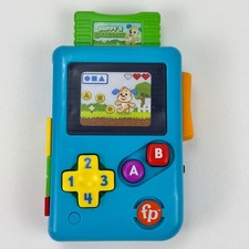 Fisher-Price Laugh  Learn Lil' Gamer GTJ65 Blue Musical Handheld Toddler Toy