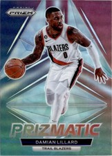Damian Lillard 2022-23 Panini Prizm Prizmatic Silver Prizms #30 Milwaukee Bucks