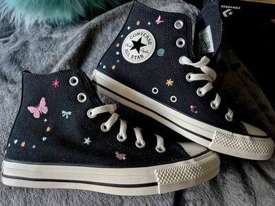 Converse Chuck Taylor All Star Sneaker high black EU 39 -NEU- Schmetterling