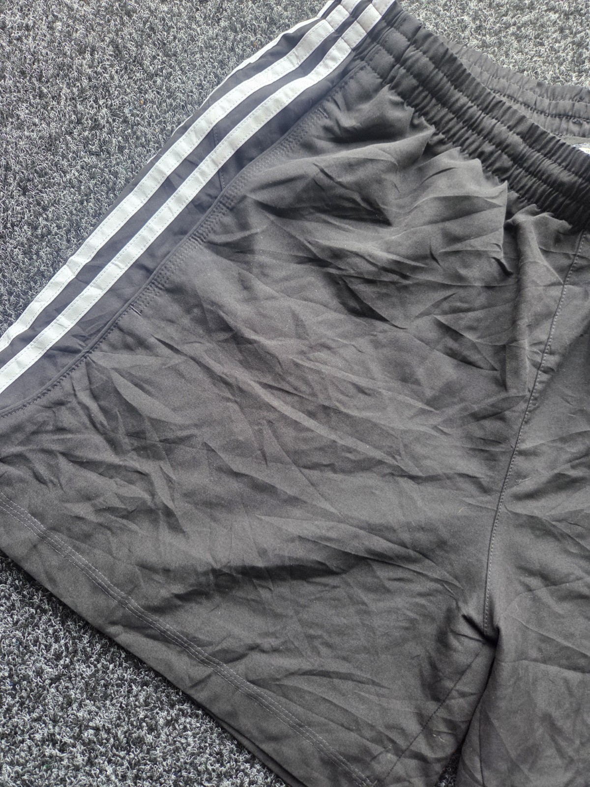 Adidas Essentials 3-Stripes Chelsea Shorts X20189 Black Mens 32” Waist ClimaLite image 2