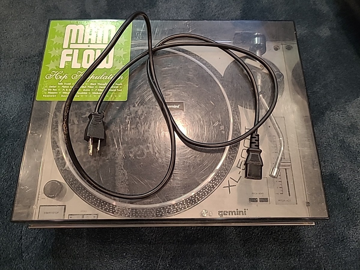 Vintage Gemini XL-500 II DJ Direct Drive Manual Record