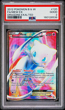 Mew EX 120/124 Dragons Exalted Full Art Holo Ultra Rare English PSA 2 2012 on eBay