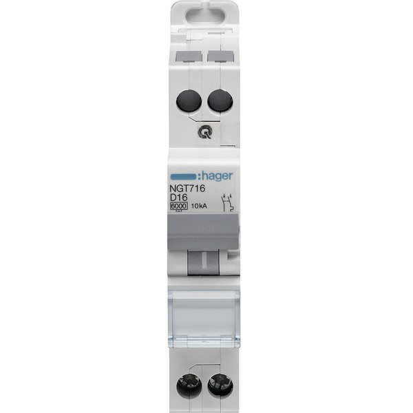 Disjoncteur 1P N 6-10kA courbe D-20A protégez votre pompe à chaleur Hager