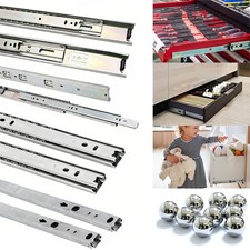17mm/27mm/45mm Drawer Runner Draw Slide Soft Close / Ball Bearing Kitchen Rail