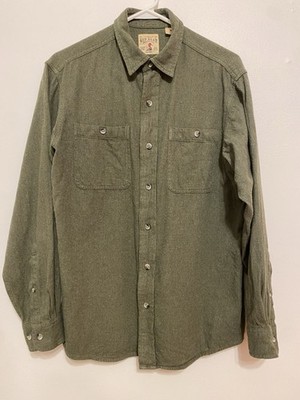 Red Head Brand Co. Men's Long Sleeve Green Flannel Shirt Medium Button Down