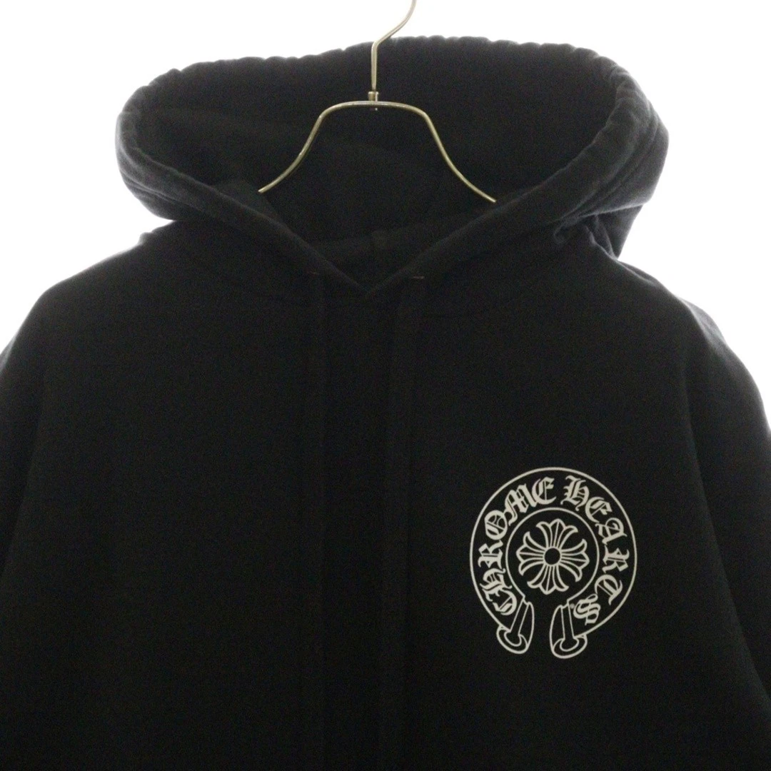 FELPA CON CAPPUCCIO PULLOVER CHROME HEARTS SWTSHRT PLVR STAMPA OSAKA NERA usata 53c1900153e743