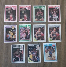 1989-90 Fleer Basketball Lot Lewis RC, Smith, Skiles, Cooper, Williams, Kersey +