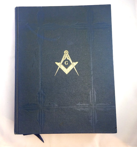 BOOK 1952 EDITION MASONIC HOLY BIBLE RED LETTER TEXT KING JAMES AJ HOLMAN Co.