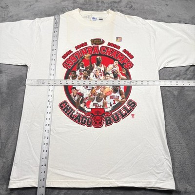 Vintage 1997 Starter Chicago Bulls NBA Finals Champions T-Shirt
