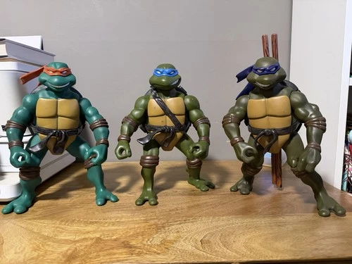 VINTAGE TEENAGE MUTANT NINJA TURTLES ACTION FIGURES 12” 2002 PLAYMATES