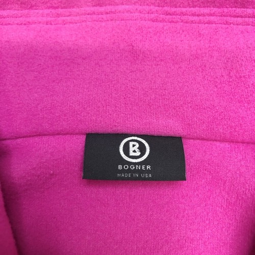 Bogner Women’s Fleece Jacket Pink Sz XL Embroidered Moose Outdoor USA - Picture 6 of 9