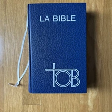 LA BIBLE - French edition - TOB NOTES ESSENTIELLES GRAND FORMAT BLEU (BIBLE TOB)