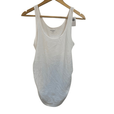 Old Navy large new first layer white sleeveless maternity tank ribbed