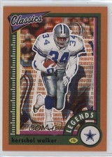 2022 Panini Classics Legends Timeless Tributes Orange 8/10 Herschel Walker 0o52