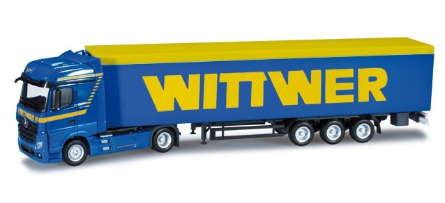 HERPA MERCEDES Actros 4x2 miniature WITTWER pour compléter vos collections de camions