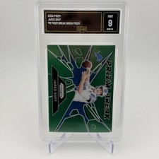 2024 Panini Prizm - Green Prizm Break #9 Jared Goff Lion NFL GMA 9