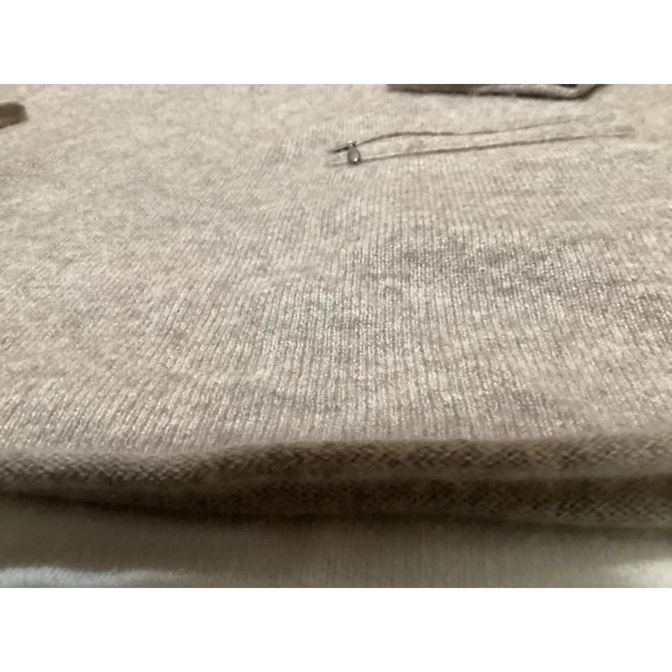 Fenn Wright Manson Grande Mujer 2 Capas Cachemira Cremallera Suéter Foto 2 de 4