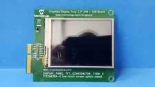 Graphics Display Truly, 3.2IN, 320x240 BOARD Touch Screen, AC134127-4, Microchip