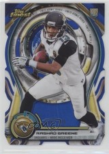 2015 Topps Finest Atomic Rookie Die-Cuts Blue Refractor /299 Rashad Greene 1p5