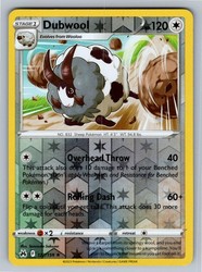 Dubwool 122/159 Crown Zenith Reverse Holo Rare