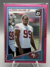 2025 Donruss #355 Alfred Collins Optic Rated Rookies Preview Pink
