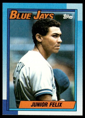 1990 Topps Junior Felix Toronto Blue Jays #347
