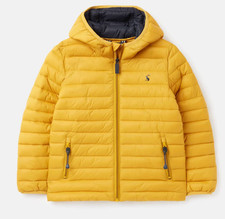 Joules Cairn Showerproof Recycled Packable Padded Jacket Yellow Size 6Y