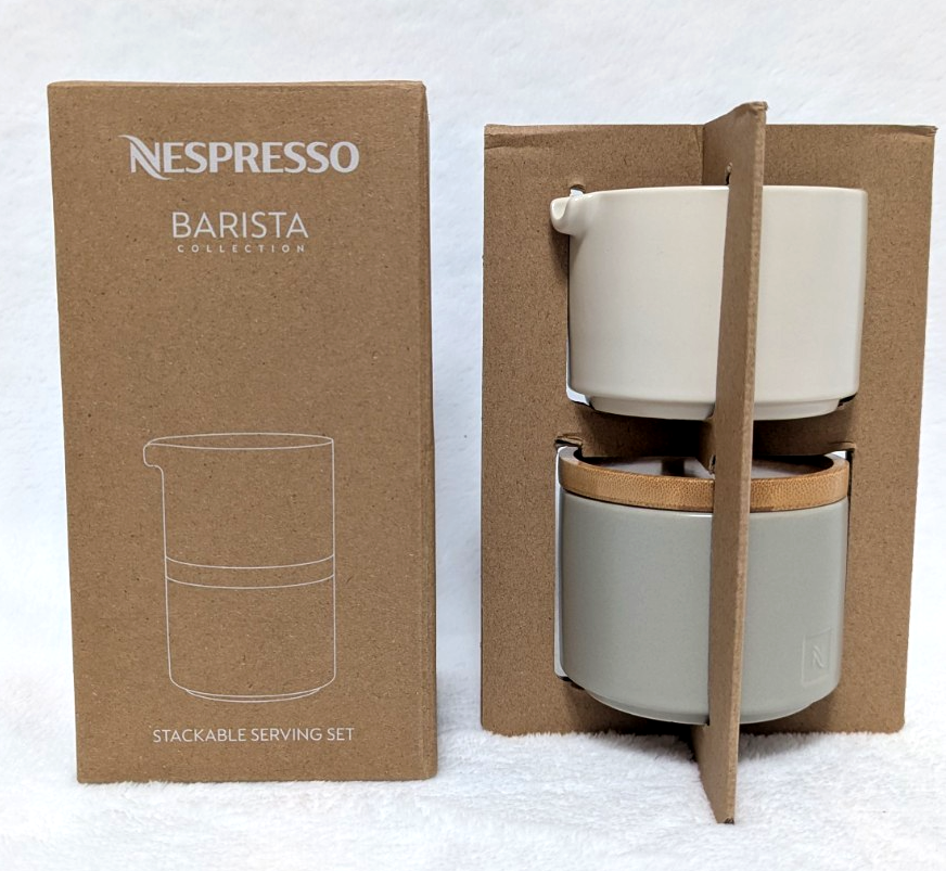 Nespresso Stackable Serving Set ~ Barista Collection Sugar Bowl