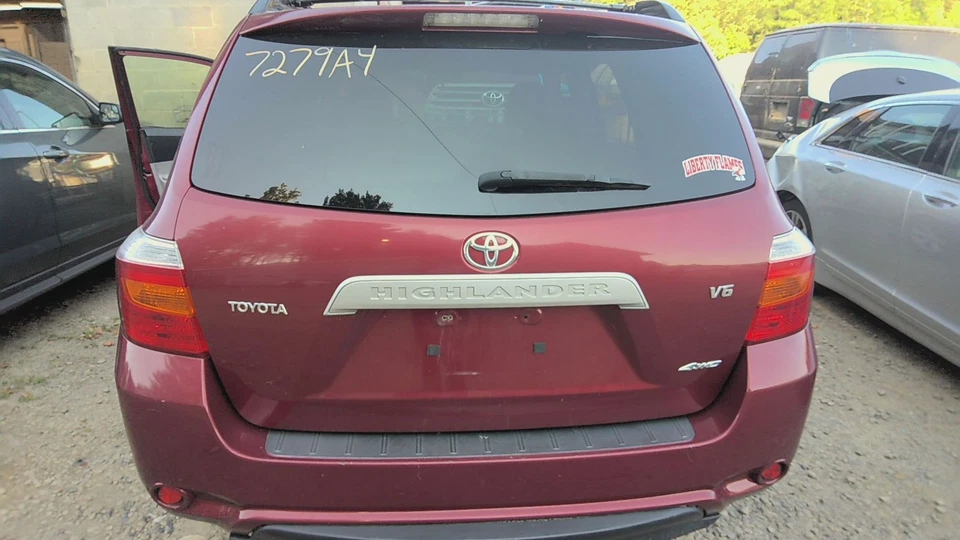 08 TOYOTA HIGHLANDER Trunk Salsa Red Pearl Pc= 3q3 Foto 3 de 4