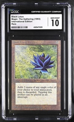 Black Lotus (CGC GEM MINT 10) - MTG International Collectors