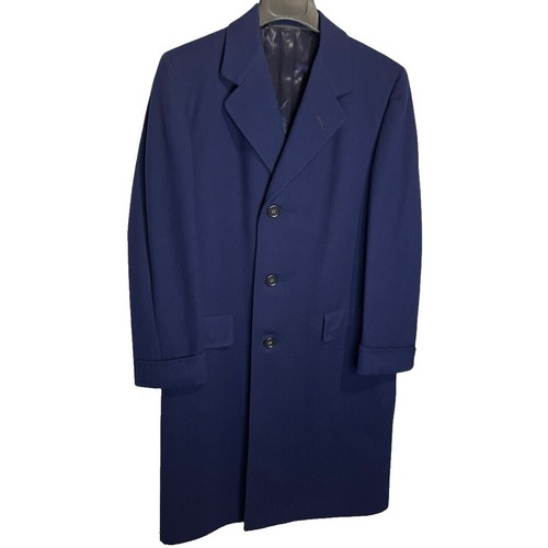 Vintage Men's Size 38 Short Wool Blend Blue Jacket | eBay