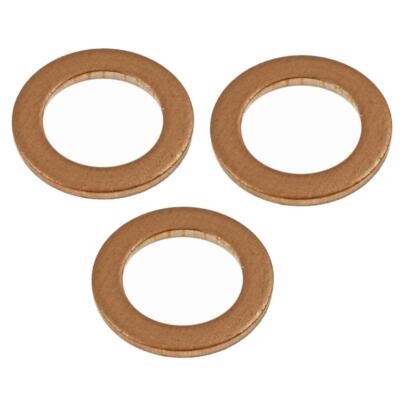 Genuine Set of 3 Engine Oil Drain Plug Washer Seals For Saab 9-3 9-5 900 9000