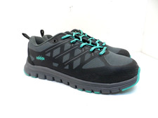 AGGRESSOR Women's Steel Toe Steel Plate Safety Work Shoe 1501 Gray/Black 10M