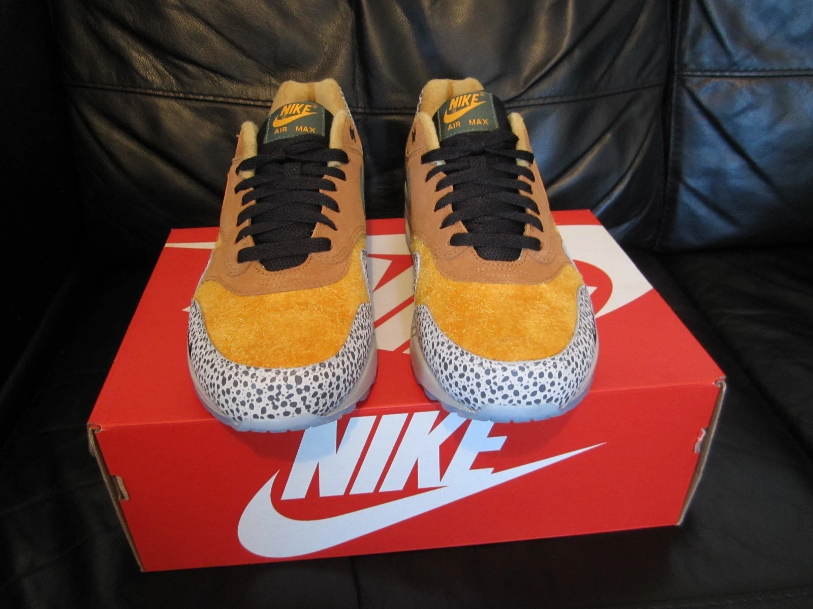 Nike D.S 2015 Air Max 1B Atmos Safari Supreme Amsterdam 95 90 Leopard Viotech.